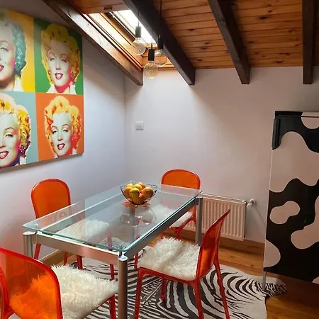 Bilbo Near Atico Rural Con Terraza Lägenhet