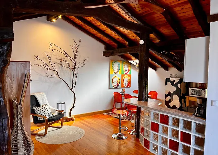 Bilbo Near Atico Rural Con Terraza Apartment *